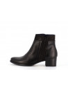 Bottine noir en cuir
